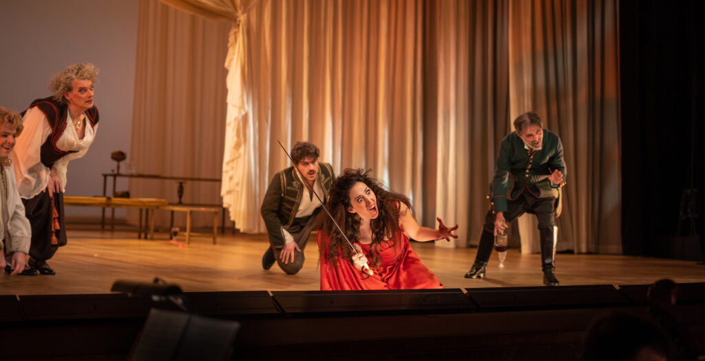 Mariana Flores, Marcel Beekman, Valerio Contaldo, La Finta Pazza Sacrati, Opéra Royal de Versailles, Capella Mediterranea